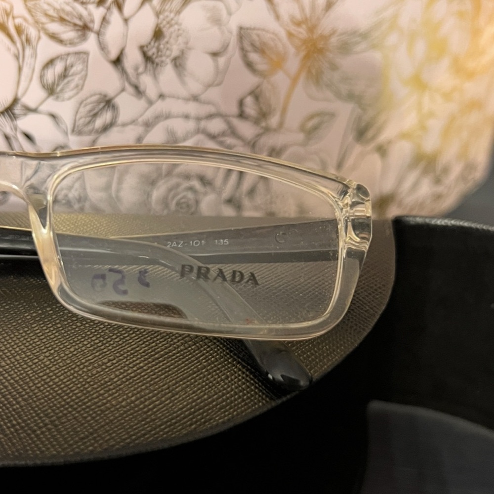 Prada Transparent Rectangular Eyewear - image 7